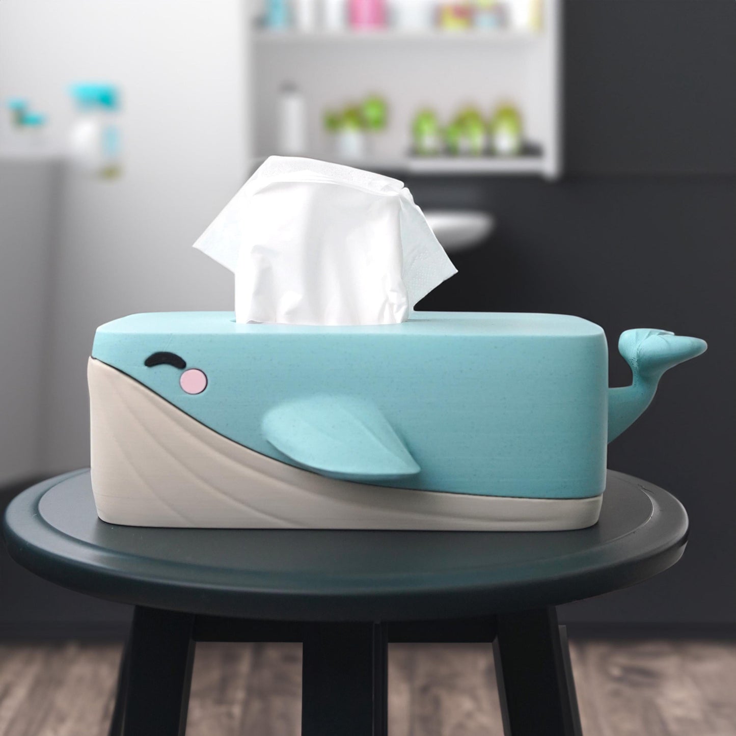 Bubbles the Whale – Taschentuchbox-Hülle