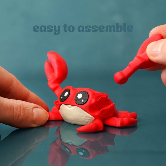 Charlie, die Kuschelkrabbe – Notizhalter &amp; Fotoclip