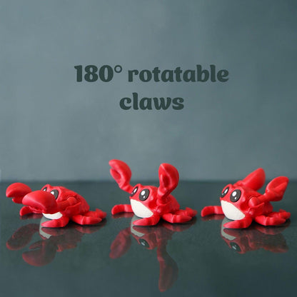 Charlie, die Kuschelkrabbe – Notizhalter &amp; Fotoclip
