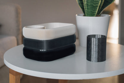 STACKSEY Organizer – 3-stufiges, drehbares minimalistisches Tablett
