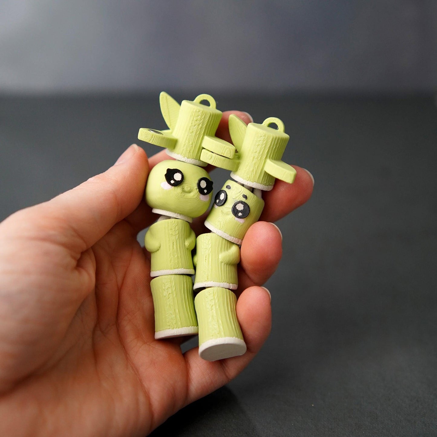 Bamboo Buddies – Magnetisches Handspielzeug-Paar